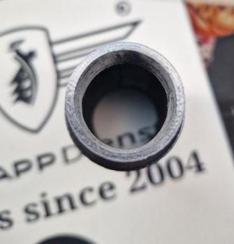 Preview: Zündapp Ansaugtrichter für Bing Vergaser, runde Schwimmerkammer TPU 517-10.114